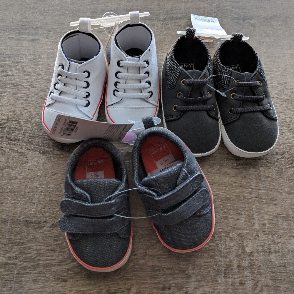 Baby Boy Shoes 6-9M & 9-12M